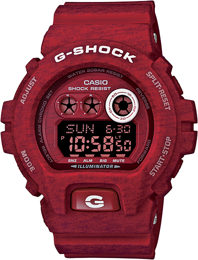 Casio GD-X6900HT-4 : GD-X6900HT-4 Heathered Red