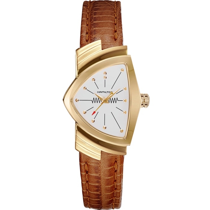 Hamilton H24101511 : Ventura Quartz 24 Yellow Gold / Silver
