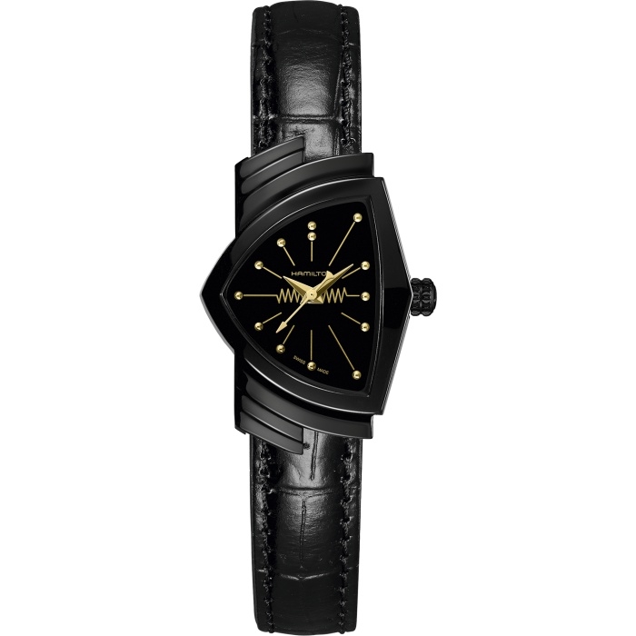 Hamilton H24201730 : Ventura Quartz 24 PVD / Black