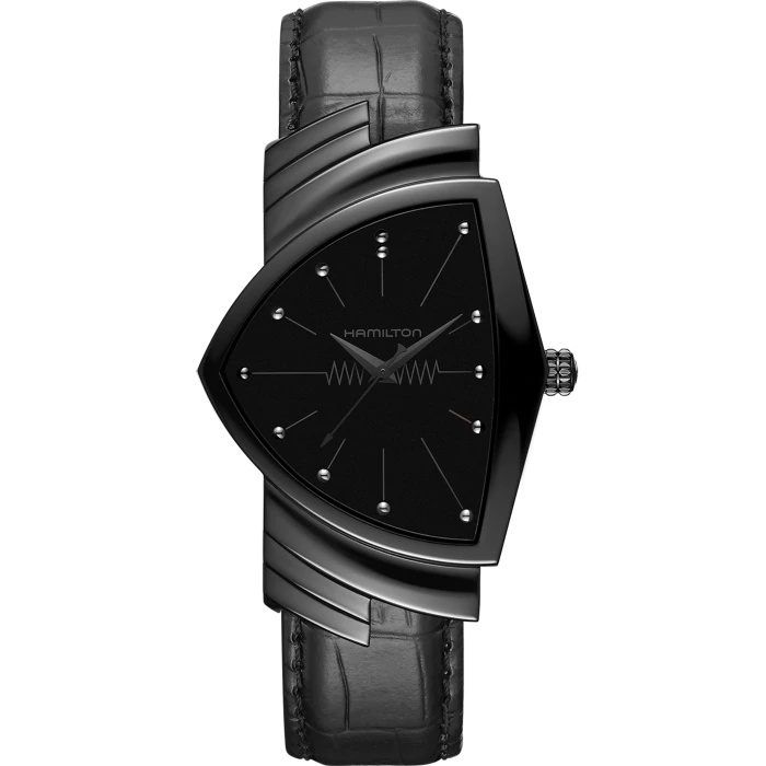 Hamilton H24401731 : Ventura Quartz 32.3 PVD / Black