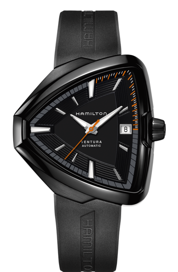 Hamilton H24585331 : Ventura Elvis80 Auto PVD / Black / Rubber