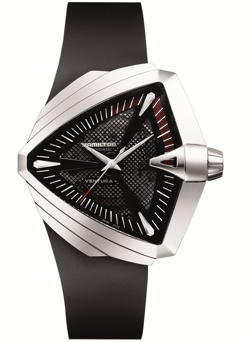 Hamilton H24655331 : Ventura XXL Auto Stainless Steel / Black