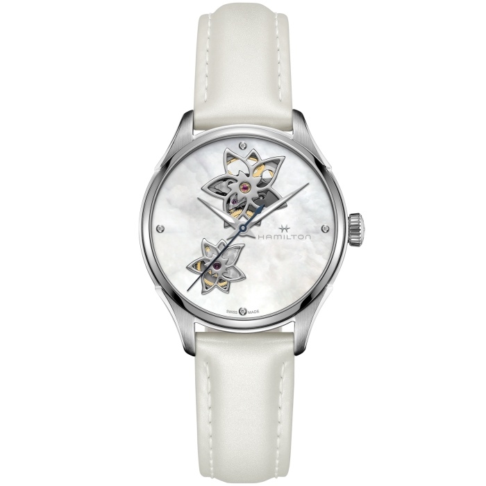 Hamilton H32115892 : Jazzmaster Open Heart 34 Stainless Steel / MOP