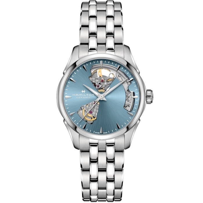 Hamilton H32215140 : Jazzmaster Open Heart 36 Stainless Steel / Blue / Bracelet