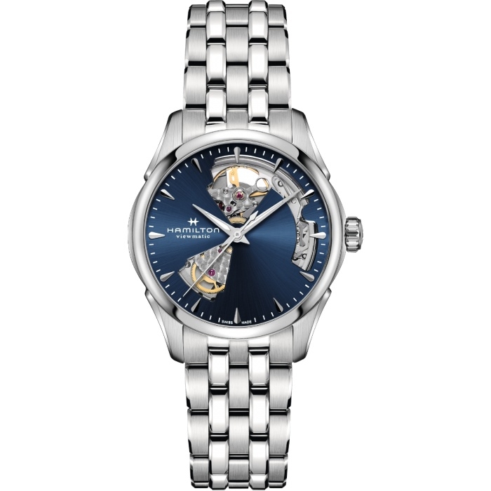Hamilton H32215141 : Jazzmaster Open Heart 36 Stainless Steel / Blue / Bracelet