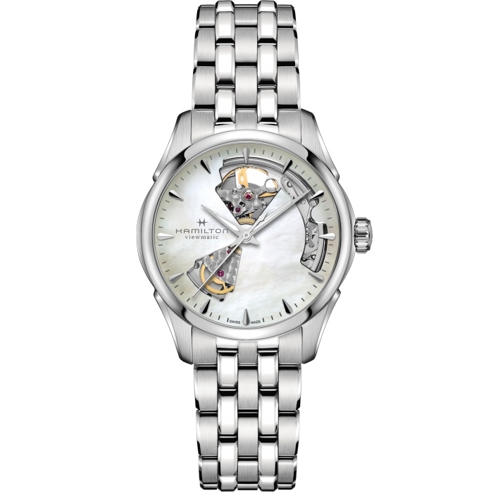 Hamilton H32215190 : Jazzmaster Open Heart 36 Stainless Steel / MOP / Bracelet