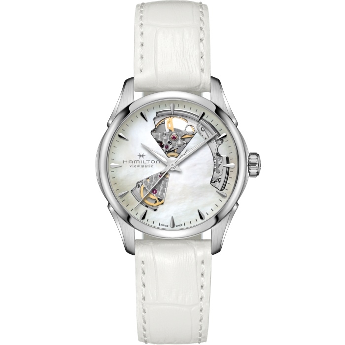 Hamilton H32215890 : Jazzmaster Open Heart 36 Stainless Steel / MOP