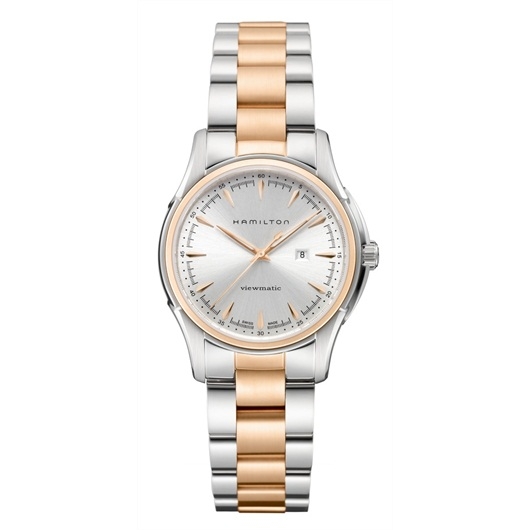 Hamilton H32305191 : Jazzmaster Viewmatic 34mm Silver Dial Two Tone