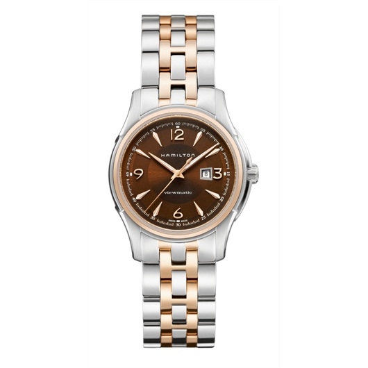 Hamilton H32305195 : Jazzmaster Viewmatic 34mm Brown Dial Two Tone