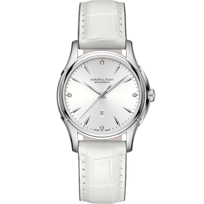 Hamilton H32315811 : Jazzmaster Lady Auto 34 Stainless Steel / Silver - Diamond