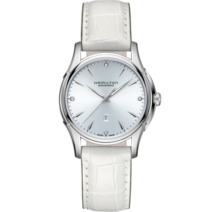 Hamilton H32315842 : Jazzmaster Lady Auto 34 Stainless Steel / Blue - Diamond