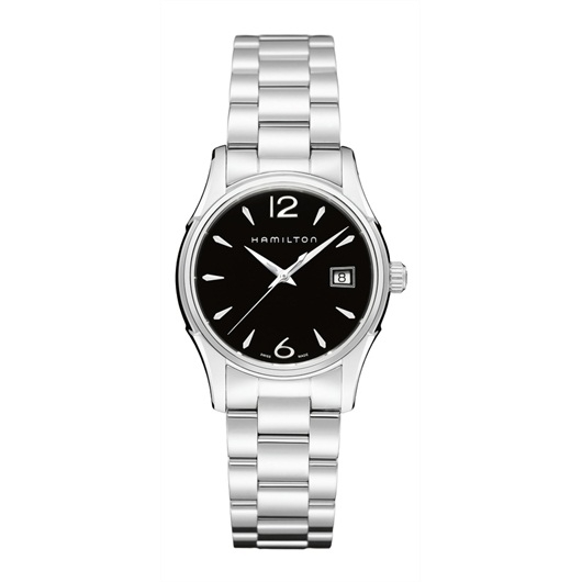 Hamilton H32351135 : Jazzmaster Lady Quartz 34 Stainless Steel / Black / Bracelet