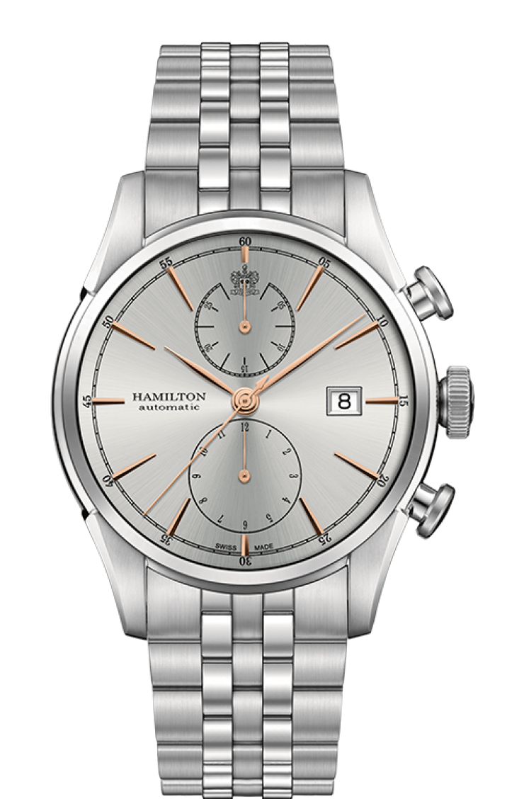 Hamilton H32416181 : Spirity of Liberty Chronograph Automatic Gold Bracelet