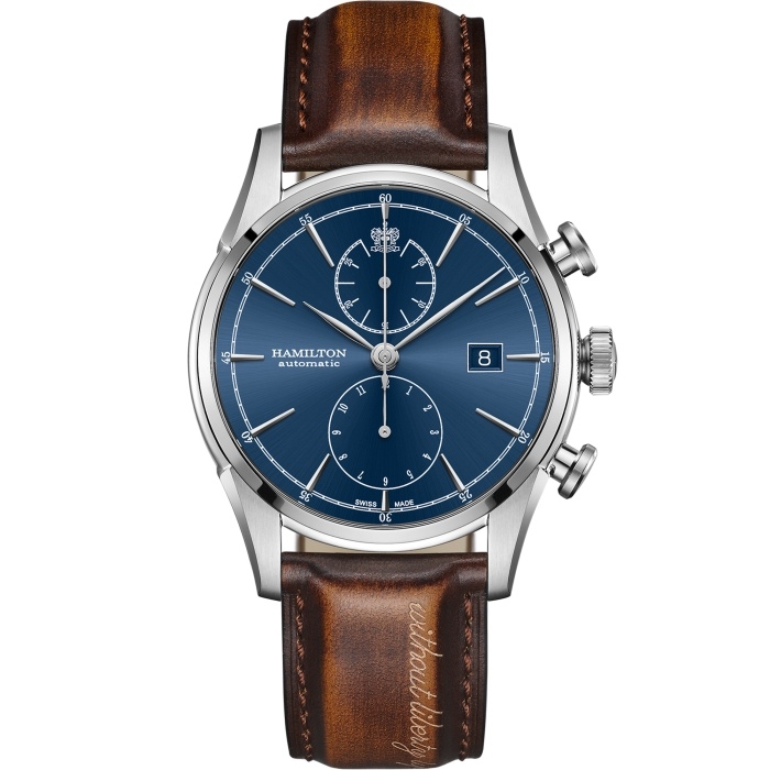 Hamilton H32416541 : Spirity of Liberty Auto Chrono Stainless Steel / Blue