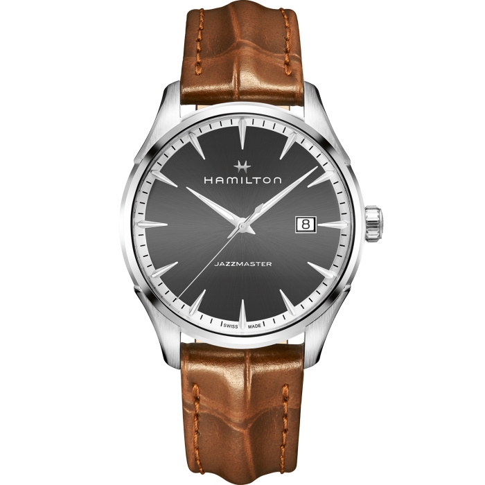 Hamilton H32451581 : Jazzmaster Quartz 40 Stainless Steel / Grey