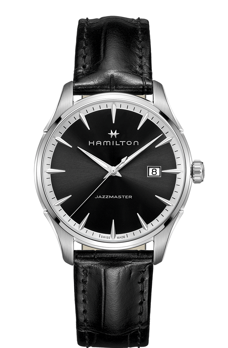 Hamilton H32451731 : Jazzmaster Quartz Stainless Steel / Black