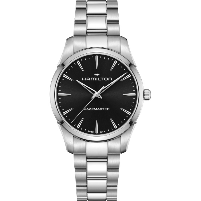 Hamilton H32461131 : Jazzmaster Quartz 40 Stainless Steel / Black / Bracelet