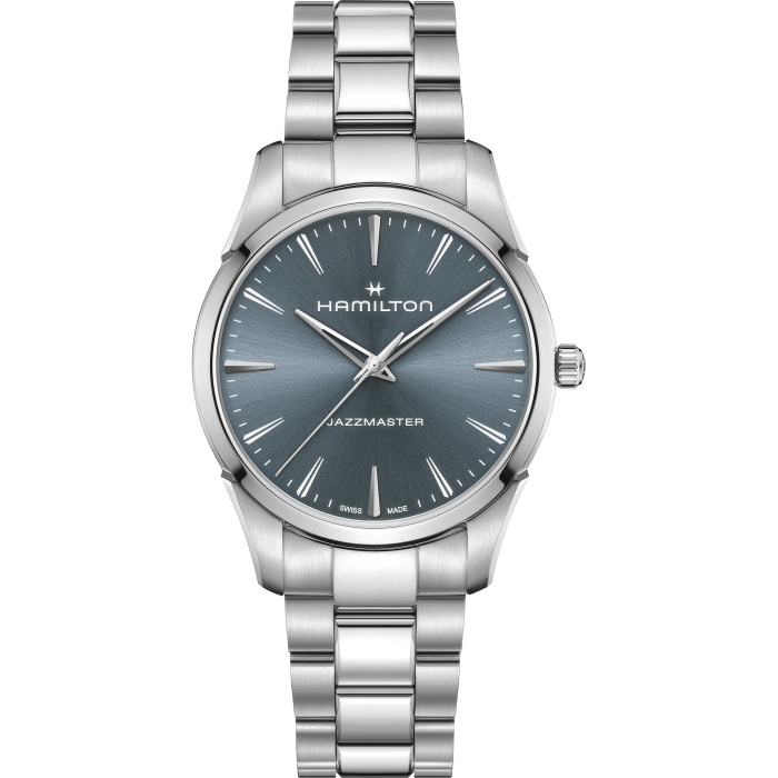 Hamilton H32461141 : Jazzmaster Quartz 40 Stainless Steel / Blue / Bracelet