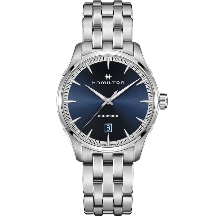 Hamilton H32475140 : Jazzmaster Auto 40 Stainless Steel / Blue / Bracelet