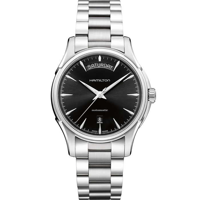 Hamilton H32505131 : Jazzmaster Day Date 40 Stainless Steel / Black / Bracelet