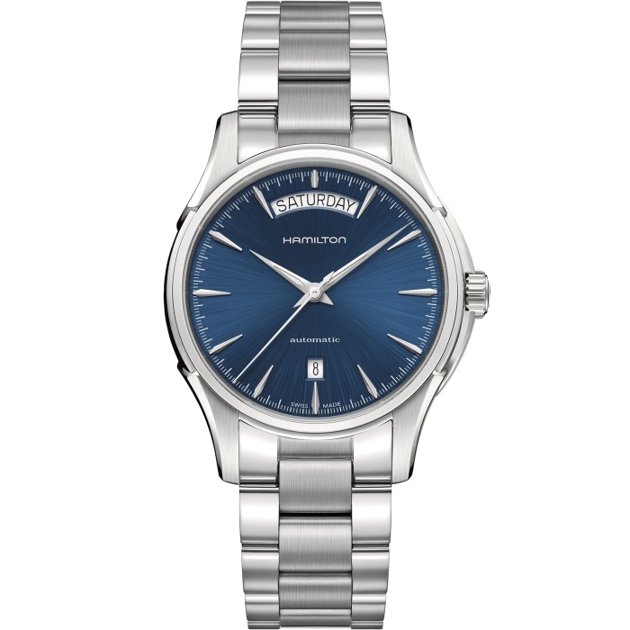 Hamilton H32505141 : Jazzmaster Day Date 40 Stainless Steel / Blue / Bracelet
