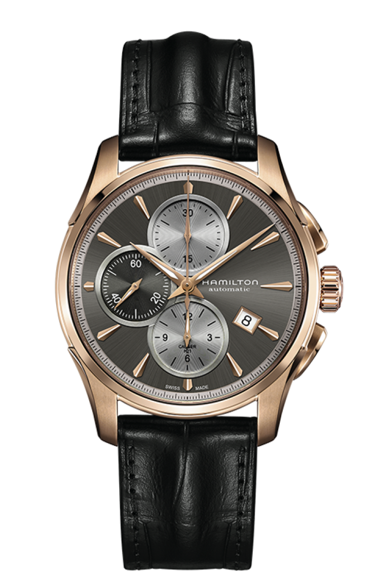 Hamilton H32546781 : Jazzmaster Auto Chrono 42 Rose Gold / Grey