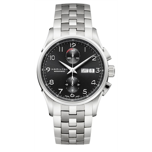 Hamilton H32576135 : Jazzmaster Maestro Automatic Chronograph 41mm Black Dial Bracelet