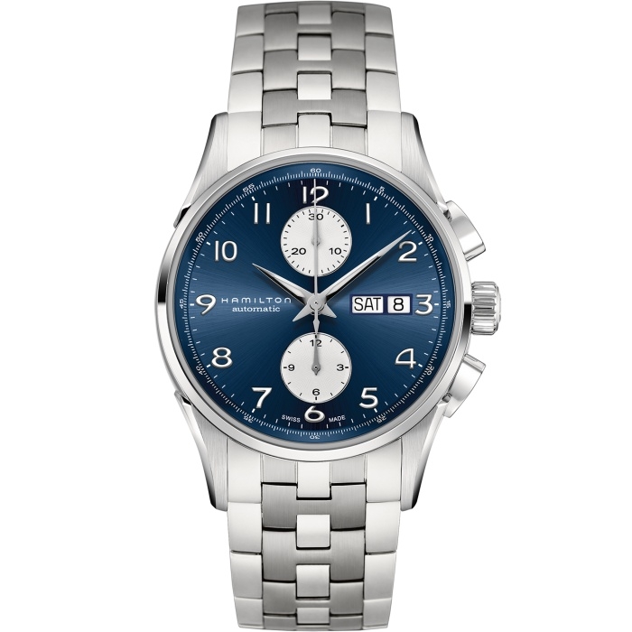 Hamilton H32576141 : Jazzmaster Maestro Chronograph 41 Stainless Steel / Blue / Bracelet