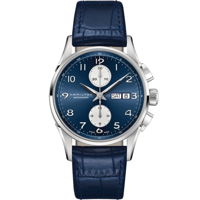Hamilton H32576641 : Jazzmaster Maestro Chronograph 41 Stainless Steel / Blue