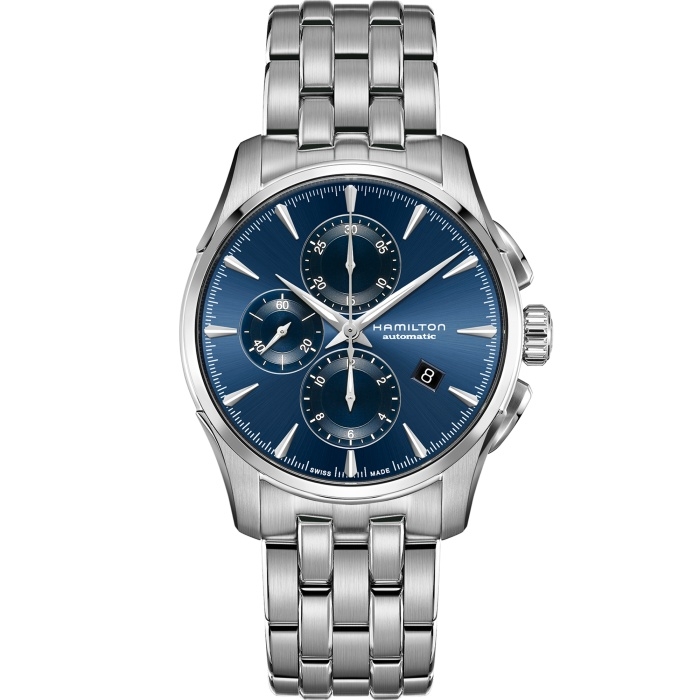 Hamilton H32586141 : Jazzmaster Auto Chrono 42 Stainless Steel / Blue / Bracelet