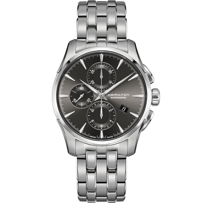 Hamilton H32586181 : Jazzmaster Auto Chrono 42 Stainless Steel / Grey / Bracelet