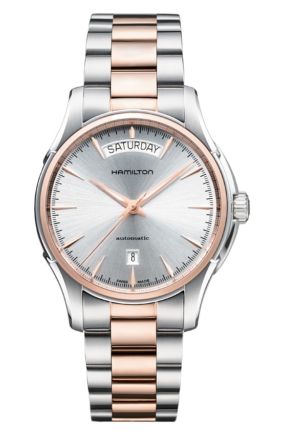 Hamilton H32595151 : Jazzmaster Day Date 40mm Silver Dial Two Tone