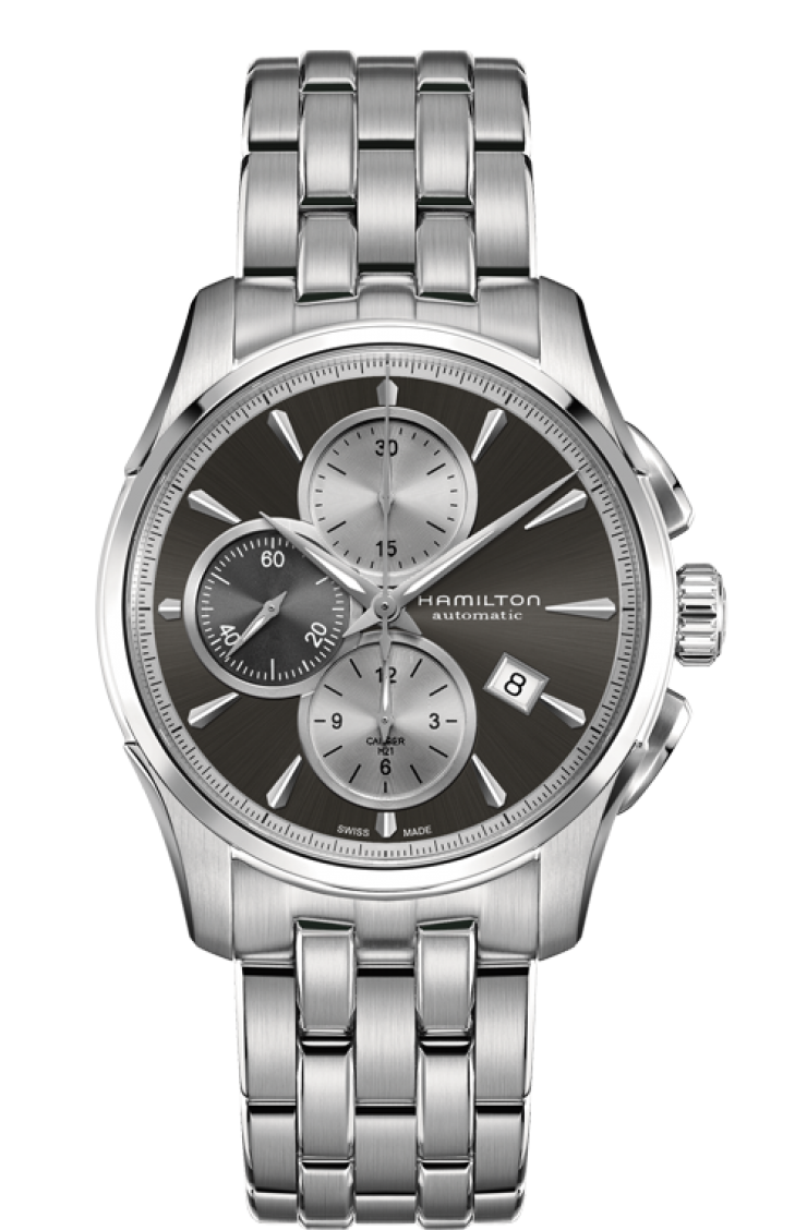 Hamilton H32596181 : Jazzmaster Auto Chrono 42 Stainless Steel / Grey / Bracelet