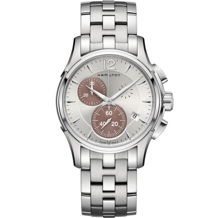 Hamilton H32612151 : Jazzmaster Chrono Quartz 42 Stainless Steel / Silver / Bracelet