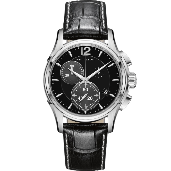 Hamilton H32612731 : Jazzmaster Chrono Quartz 42 Stainless Steel / Black