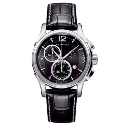 Hamilton H32612735 : Jazzmaster Chrono Quartz 42 Stainless Steel / Black