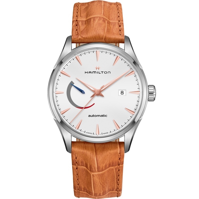 Hamilton H32635511 : Jazzmaster Power Reserve Auto 42 Stainless Steel / White