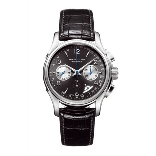 Hamilton H32656785 : Jazzmaster Automatic Chronograph 42mm Black Dial