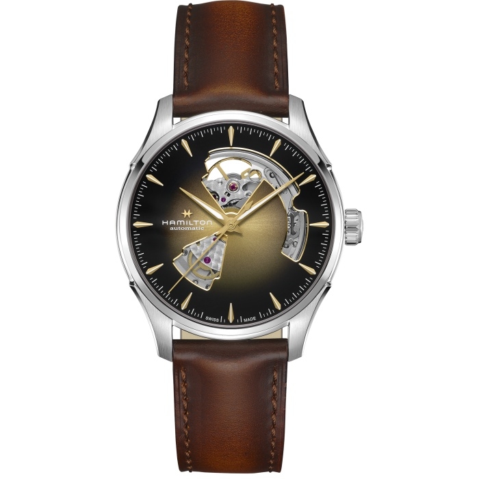 Hamilton H32675501 : Jazzmaster Open Heart 40 Stainless Steel / Champagne Gradient