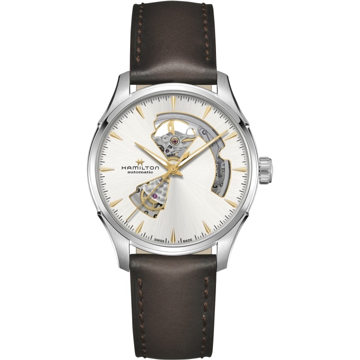 Hamilton H32675551 : Jazzmaster Open Heart 40 Stainless Steel / Silver