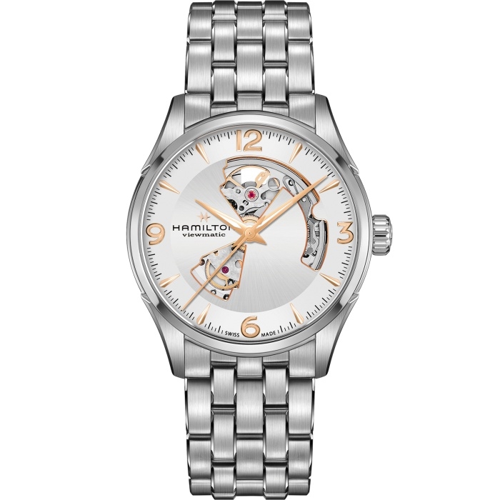 Hamilton H32705151 : Jazzmaster Open Heart 42 Stainless Steel / Silver / Bracelet