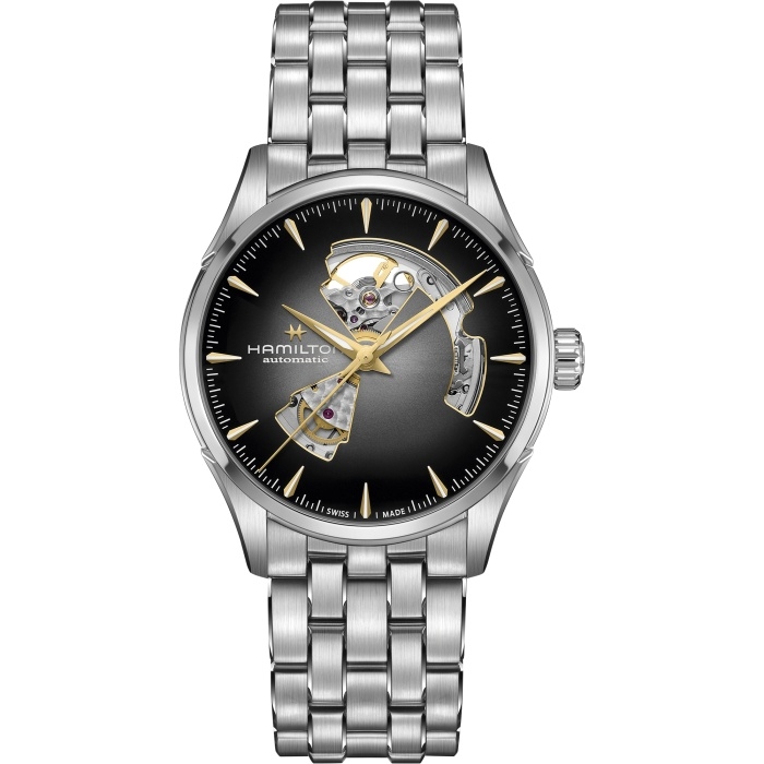 Hamilton H32705180 : Jazzmaster Open Heart 42 Stainless Steel / Grey Gradient  / Bracelet
