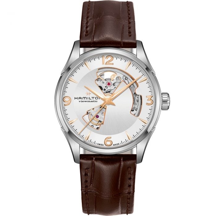 Hamilton H32705551 : Jazzmaster Open Heart 42 Stainless Steel / Silver
