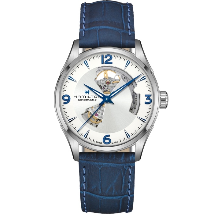 Hamilton H32705651 : Jazzmaster Open Heart 42 Stainless Steel / Silver