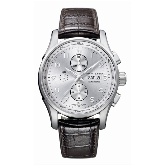 Hamilton H32716859 : Jazzmaster Maestro Chrono Automatic 45mm Silver Dial