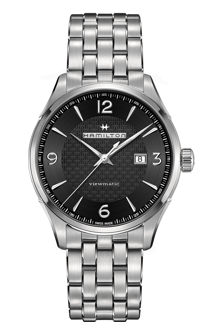 Hamilton H32755131 : Jazzmaster Viewmatic Auto 44 Stainless Steel / Black / Bracelet