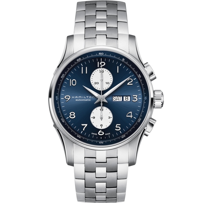 Hamilton H32766143 : Jazzmaster Maestro Chronograph 45 Stainless Steel / Blue / Bracelet