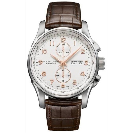 Hamilton H32766513 : Jazzmaster Maestro Chronograph 45 Stainless Steel / White