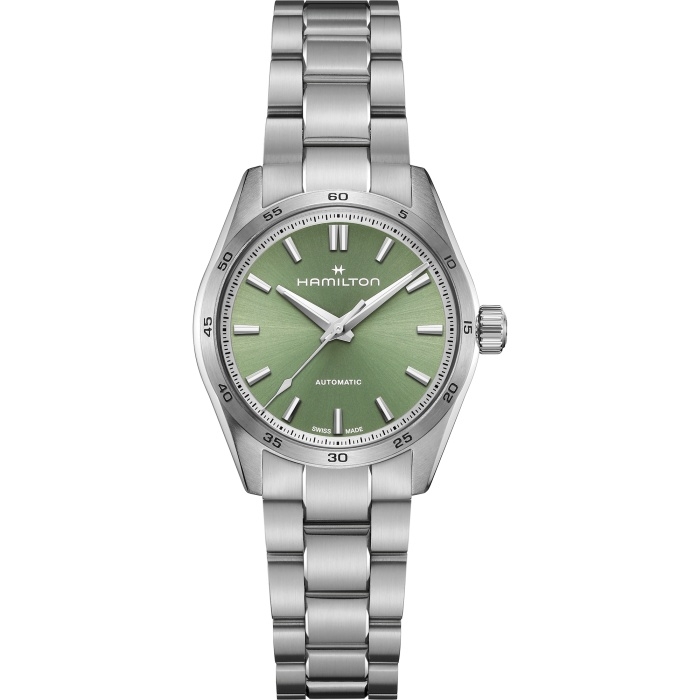 Hamilton H36105160 : Jazzmaster Performer Auto 34 Stainless Steel / Green / Bracelet