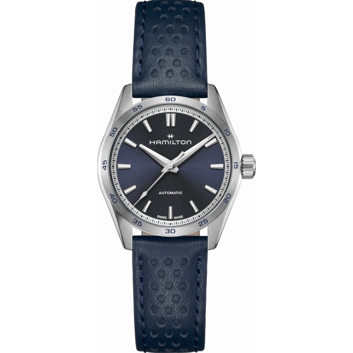 Hamilton H36115640 : Jazzmaster Performer Auto 34 Stainless Steel / Blue
